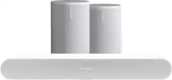 Coolblue Sonos Ray Wit + 2x ERA 100 Wit aanbieding