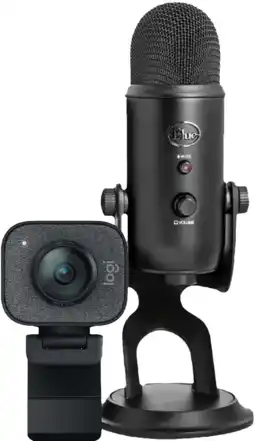 Coolblue StreamCam + Blue Yeti aanbieding