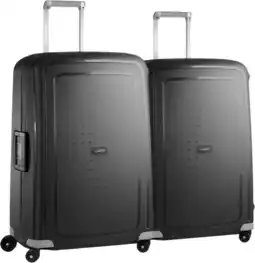 Coolblue Samsonite S'Cure Spinner 75cm Duo Pack Black aanbieding