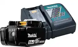 Coolblue Makita BL1850B LXT 18V 5,0 Ah Accu + Acculader 14,4/18V DC18RC aanbieding