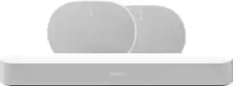 Coolblue Sonos Beam Gen2 Wit + 2x Era 300 Wit aanbieding