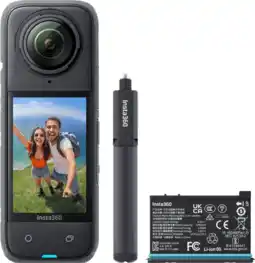 Coolblue Insta360 X4 + Accu + Invisible Selfie Stick aanbieding