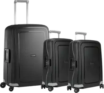 Coolblue Samsonite S'cure Spinner 55+55+69cm Black Kofferset aanbieding