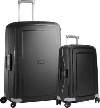 Coolblue Samsonite S'cure Spinner 55+75cm Black Kofferset aanbieding