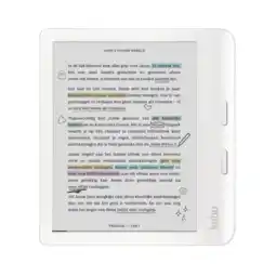 MediaMarkt Kobo Libra Colour Wit - 7 Inch 32 Gb (ongeveer 24.000 E-books) Waterdicht (ip8x) aanbieding