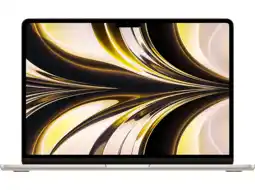MediaMarkt Apple Macbook Air 13.6 (2024) - Sterrenlicht M2 8-core GPu 16gb 256gb aanbieding