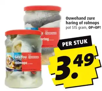 Boni Ouwehand zure haring of rolmops aanbieding