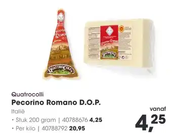 HANOS Quatrocolli Pecorino Romano D.O.P. aanbieding