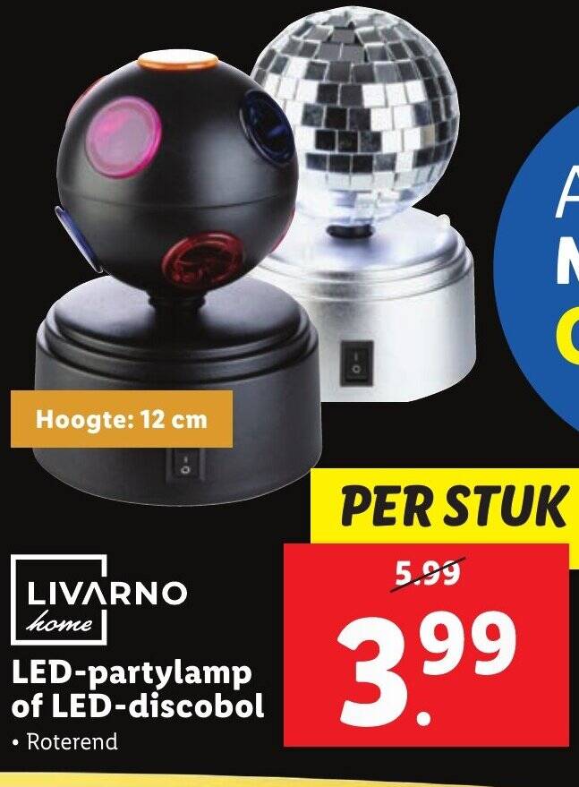 Gobikey Discobol, 360 roterende muziek, geactiveerde discolamp, led