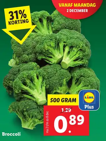 Lidl Broccoli aanbieding