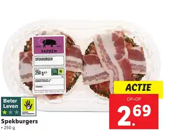 Lidl Spekburgers aanbieding