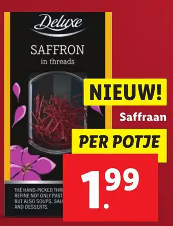 Lidl SAFFRON in threads aanbieding