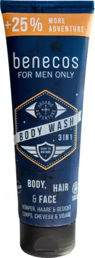 De Online Drogist Benecos For Men Only 3-in-1 Bodywash aanbieding