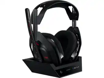 MediaMarkt Logitech G Astro A50 Lightspeed Draadloze Gamingheadset Zwart aanbieding