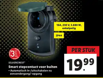 Lidl Smart stopcontact voor buiten aanbieding