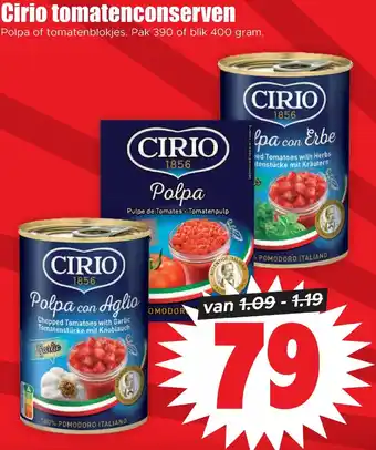 Dirk Cirio tomatenconserven aanbieding