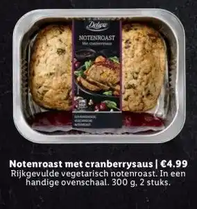 Lidl Notenroast met cranberrysaus | €4.99 aanbieding