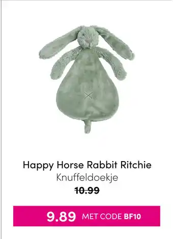 Baby & Tiener Happy Horse Rabbit Ritchie Knuffeldoekje aanbieding