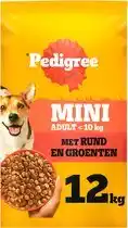 Bol.com Pedigree Hondenbrokken - Adult Mini - Rund en Groenten - 12kg aanbieding