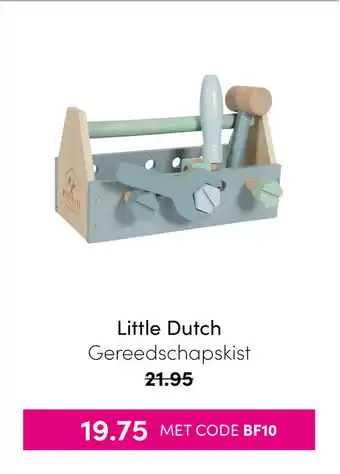 Baby & Tiener Little Dutch Gereedschapskist aanbieding