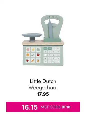 Baby & Tiener Little Dutch Weegschaal aanbieding