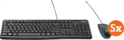 Coolblue Logitech MK120 Toetsenbord en Muis QWERTY 5-Pack aanbieding