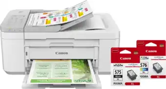 Coolblue Canon PIXMA TR4756i + 1 set extra XL cartridges aanbieding