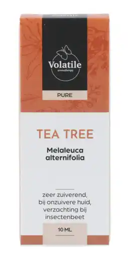 De Online Drogist Volatile Tea Tree (Melaleuca Alternifolia) 10ml aanbieding