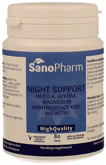 De Online Drogist Sanopharm Night Support Poeder aanbieding