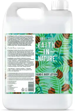De Online Drogist Faith in Nature Coconut Hand & Body Lotion Navulverpakking aanbieding