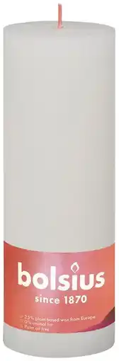 De Online Drogist Bolsius Stompkaars Cloudy White 190/68 aanbieding