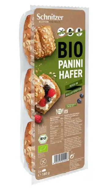 De Online Drogist Schnitzer BIO Panini Hafer aanbieding