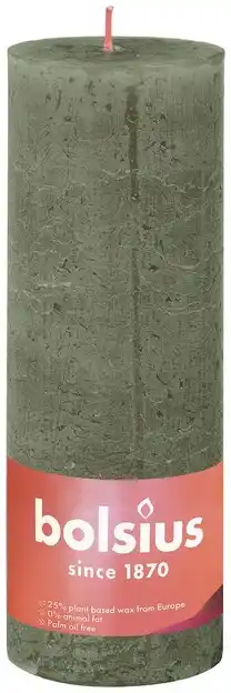De Online Drogist Bolsius Stompkaars Olive 190/68 aanbieding