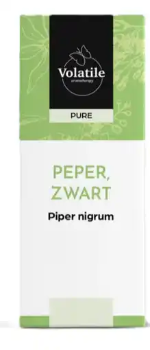 De Online Drogist Volatile Zwarte Peper (Piper Nigrum) 10ml aanbieding