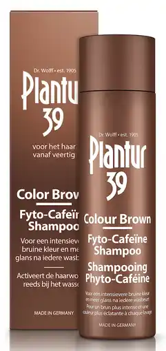 De Online Drogist Plantur 39 Color Brown Fyto-Cafeïne Shampoo aanbieding