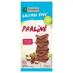 De Online Drogist Damhert Lactose Free Chocoladetablet Praline aanbieding