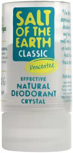 De Online Drogist Salt Of The Earth Classic Unscented Natural Deodorant Crystal aanbieding