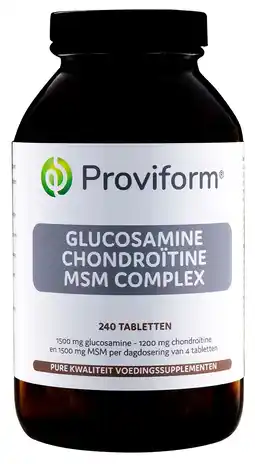De Online Drogist Proviform Glucosamine Chondroitine MSM Complex Tabletten 240st aanbieding