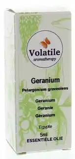 De Online Drogist Volatile Geranium Marokko (Geranium Pelargoniumgraveolens) 5ml aanbieding