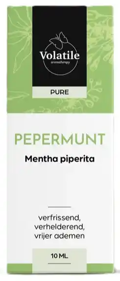 De Online Drogist Volatile Pepermunt China (Mentha Piperita) 10ml aanbieding