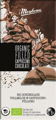 De Online Drogist Meybona Organic Filled Cappuccino Chocolate aanbieding