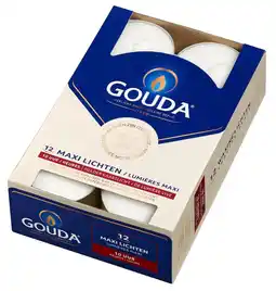 De Online Drogist Gouda Maxi Lichten 10 Uur Wit 12st aanbieding