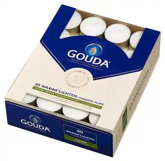 De Online Drogist Gouda Waxinelichten 4.5 Uur Wit 60st aanbieding