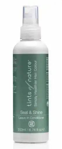 De Online Drogist Tints Of Nature Seal & Shine Leave-In Conditioner aanbieding
