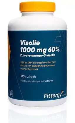 De Online Drogist Fittergy Visolie 1000mg 60% Capsules aanbieding