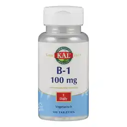 De Online Drogist Kal Vitamine B1 100mg Tabletten aanbieding