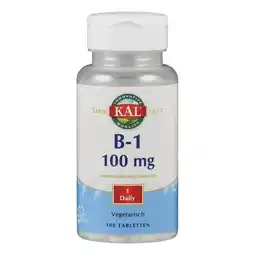De Online Drogist Kal Vitamine B1 100mg Tabletten aanbieding