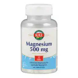 De Online Drogist Kal Magnesium 500mg Tabletten aanbieding