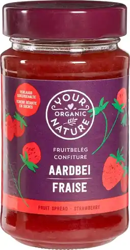 De Online Drogist Your Organic Nature Fruitbeleg Aardbei aanbieding