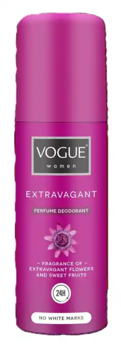 De Online Drogist Vogue Extravagant Perfume Deodorantspray aanbieding